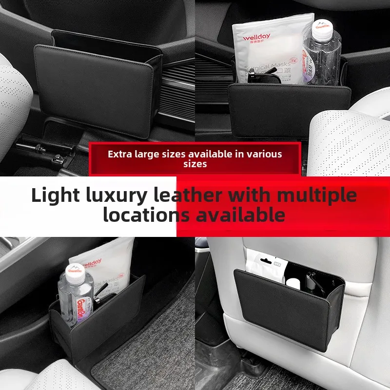 Car Trash Bin, Door Storage Box, Foldable Seat, Back Hanging Storage Bag, Box, Car Interior Supplies