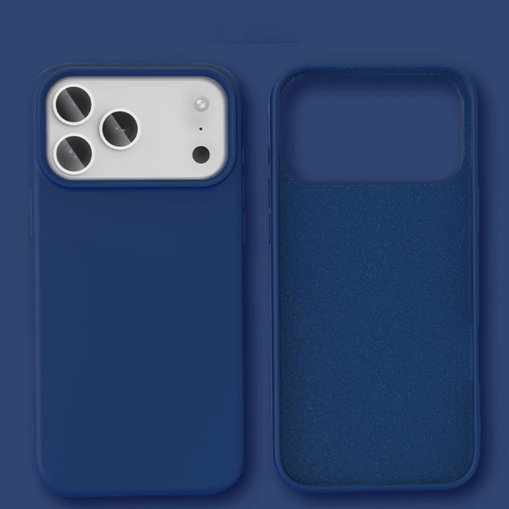 Shockproof Soft Liquid Silicone Phone Case - Skin Feeling Protection Cover