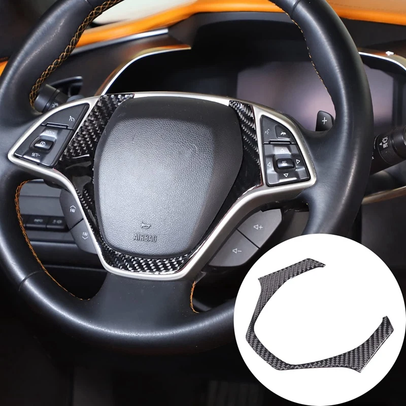 Accessori Per Coprivolante In Morbida Fibra Di Carbonio Per Corvette C7 2014-2019