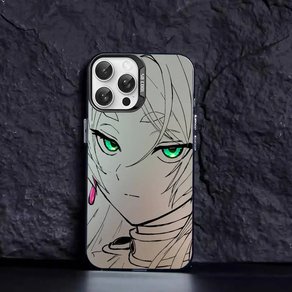 Japan Anime Frieren Matte Shockproof Phone Case - Anti-Fall Cover