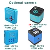 4K 2K HDMI USB Digital Microscope Camera 3.5X-90X Double Boom Zoom Simul Focal Trinocular Stereo Microscope  Phone Repair Tools 2