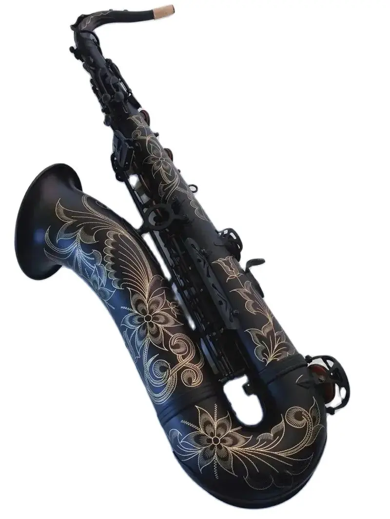 

Professional New Japanese Tenor Saxophone B flat Music Woodwide instrument Black Nickel Gold Sax Gift With mouthpiece