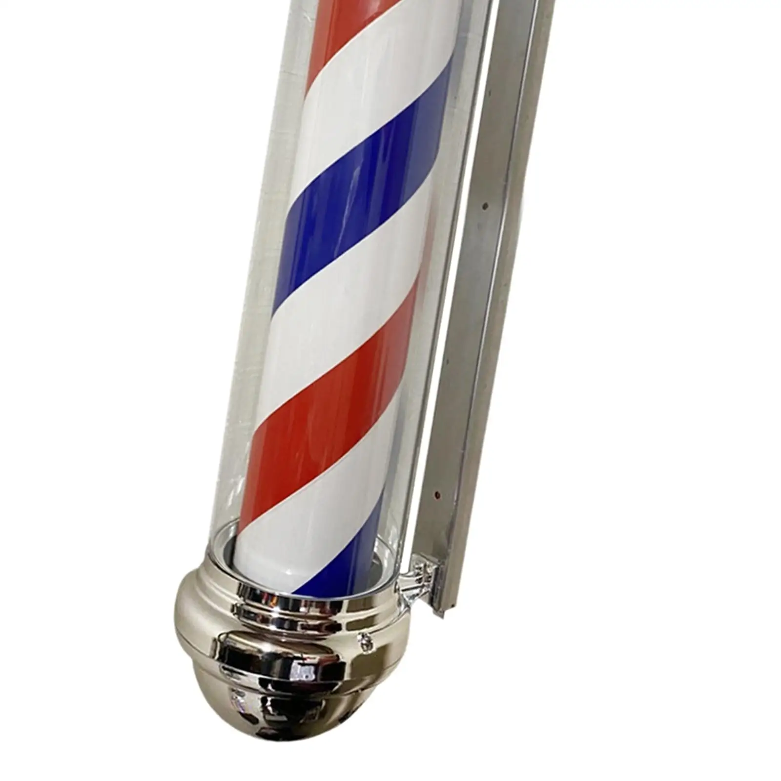 Barber Pole Light Rotating Hair Salon Shop Sign Light Stripes Vintage Style Save Mount LED Lamp for Entrance Street Barber Pole Light Rotating Hair Salon Shop Sign Light Stripes Vintage Style Save Mount LED Lamp for Entrance Street