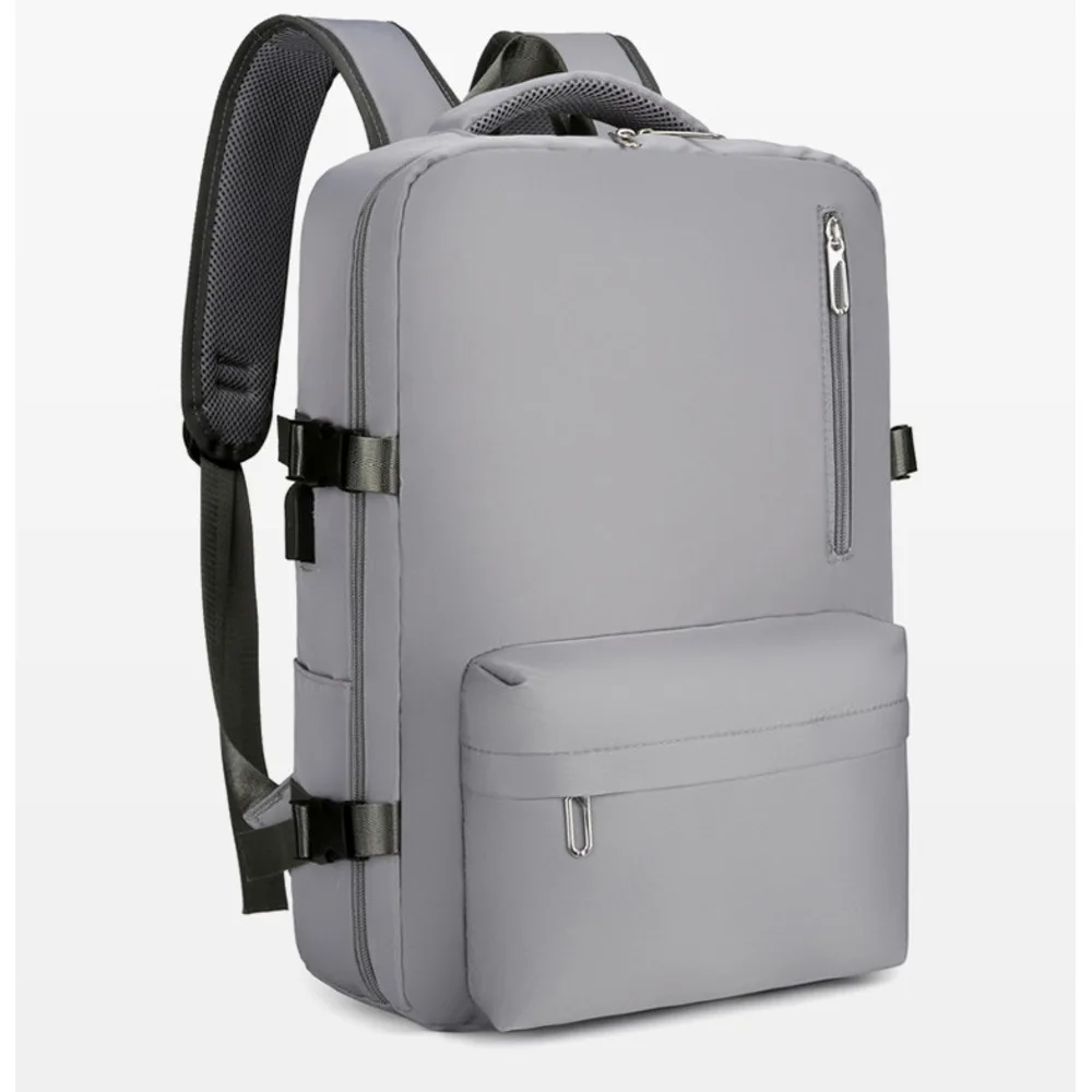 New Business Travel Large Capacity USB Interface Backpack Computer Bag_voghion.com