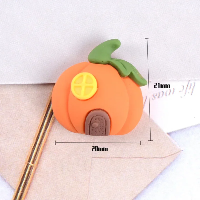 Resin Halloween Accessories Flat Back Cabochon Embellishments for Scrapbooking DIY Decoration Crafts Party Supplies 10Pcs