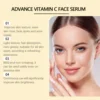 Advance Vitamin C Face Serum Remove Dark Spots Brightening Repair Dull Moisturizing Whitening Skin Tone Essence Beauty Products 5