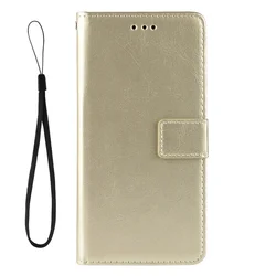 Luxury Leather Flip Wallet Phone Case with Stand Function and Lanyard for Nokia 3310 3G 4G (Gold)