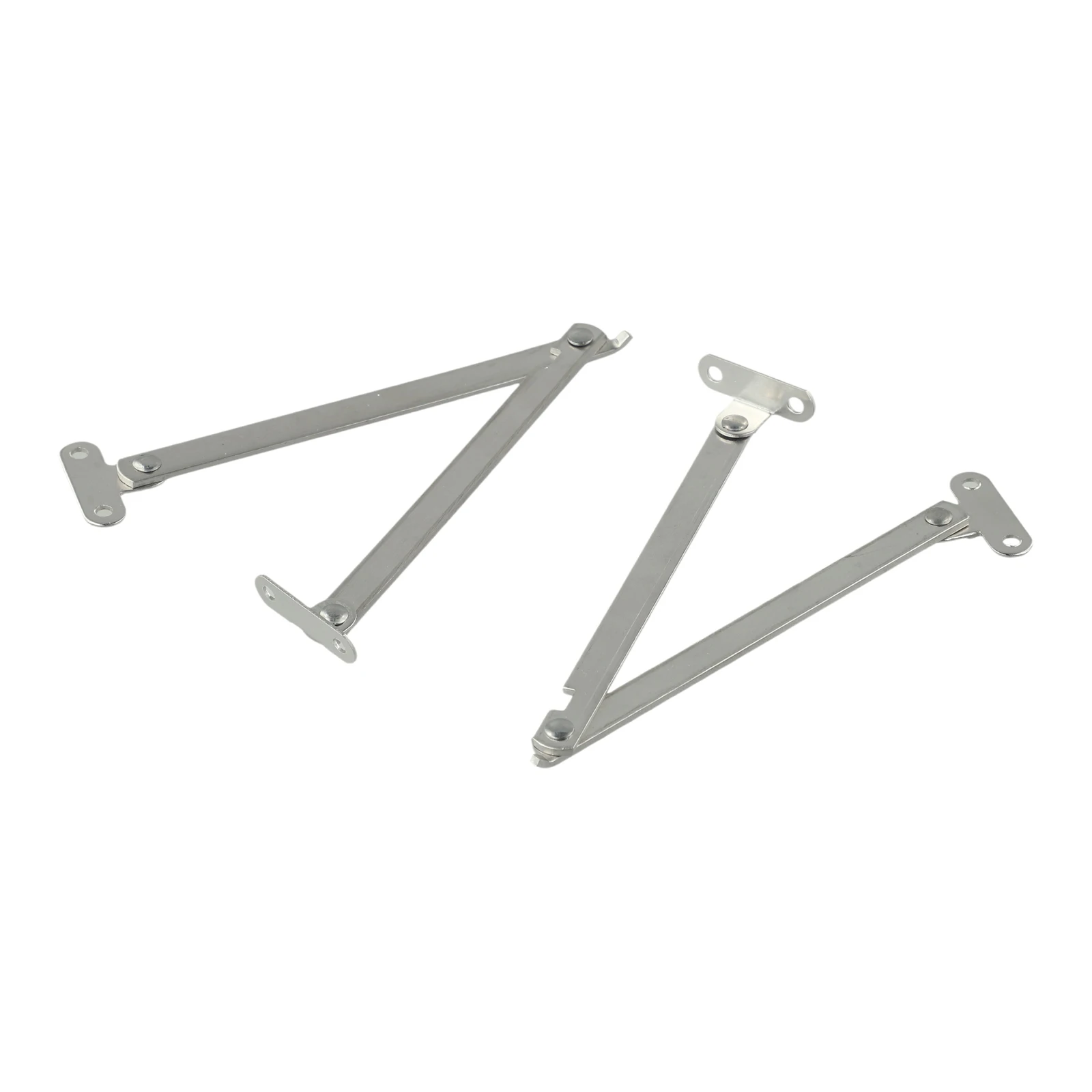 

Movable Lift Up Support Silver Screws Lifter Bookcase Cabinet door Home Hardware 2pcs Stainless Steel Pull Rod Cabinet Door