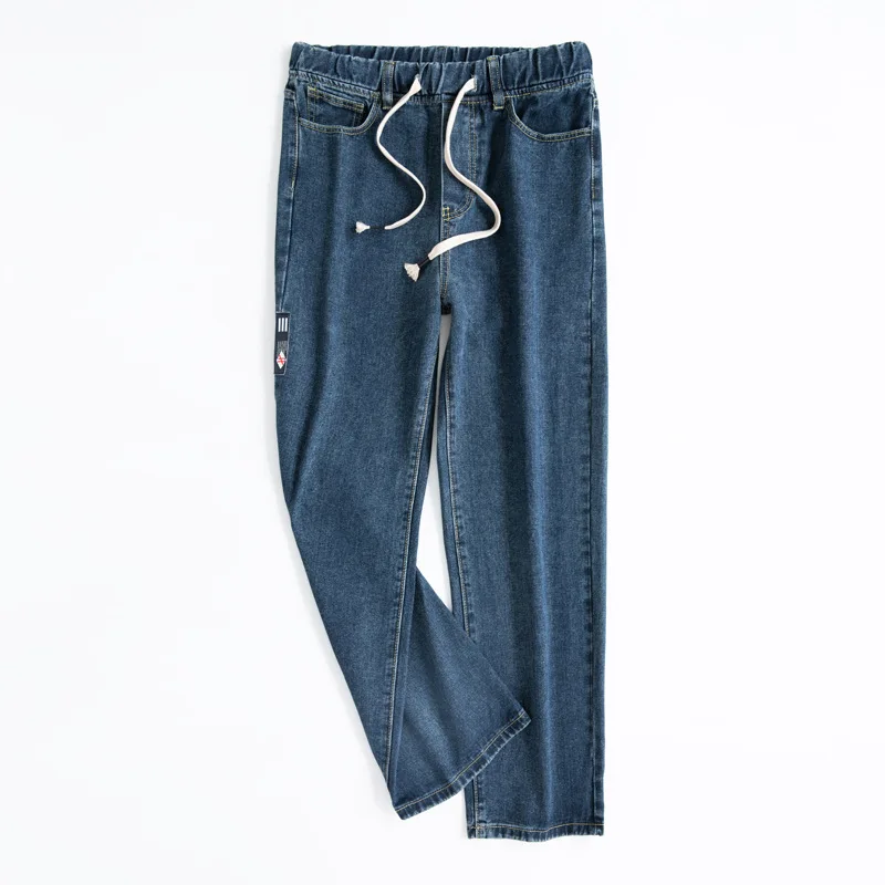 2022 Jeans For Men Men's Pants Men Trousers Clothing Baggy Jeans  Fake Zippers  Straight Hip Hop Elastic Waist Men's Clothing