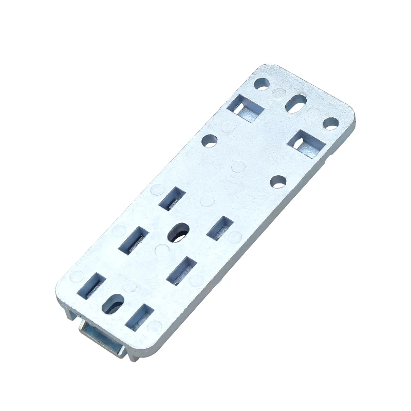 Heavy-Duty DIN Rail Clip for 35mm Electrical Component Mounting - Corrosion-Resistant Zinc Alloy Construction
