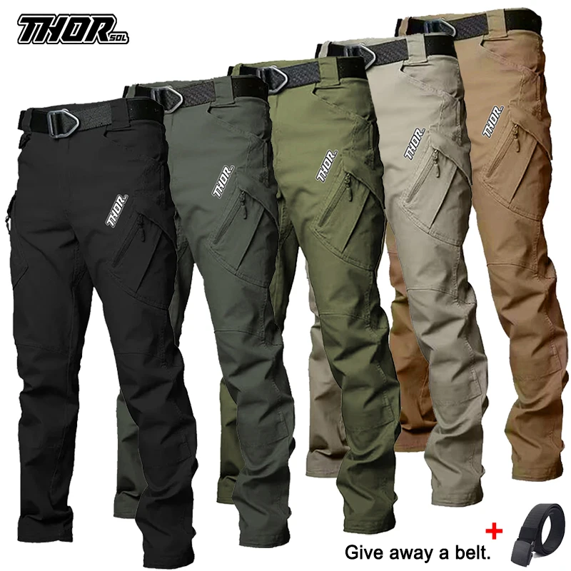 THORSOL Cycling Long Pants Men's Road Racing Mountain Bike Trousers Motocross Bicycle Bottoms Mtb Enduro Pant Pantalon Ciclismo 1