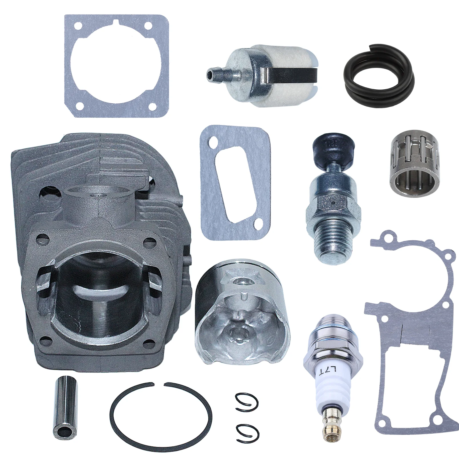 Replacing a Chainsaw Piston and Cylinder XCAN CHAINSAWシリンダーピストンキット435 435E  440 440Eと チェーンソーシリンダーピストンキットと互換性ハスクバーナ 435 435E 440 440E チェーンソー修理部品ガーデンパワーツー