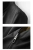 Fall Winter Men's High-end business reversible knitted wool basic autumn zipper stand up collar casual wool jacket 6