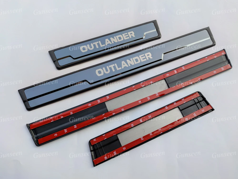 Für Mitsubishi Outlander Zubehör Einstiegsleisten Pedal Auto Scuff Platte  Styling Aufkleber 2013 2016 2017 2018 2020 2021 - AliExpress