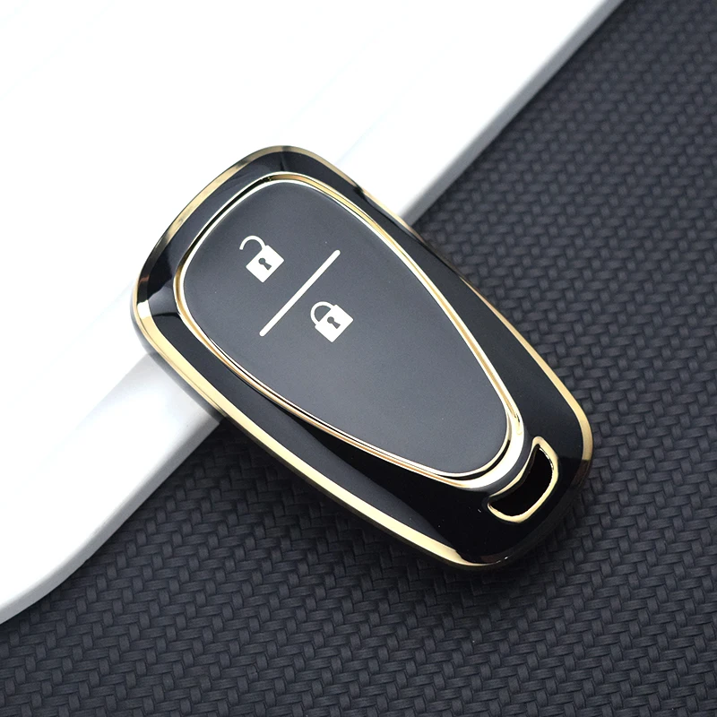 Premium Car Key Case Cover for Chevrolet Vehicles - Stylish and Durable Shell Fob Protector