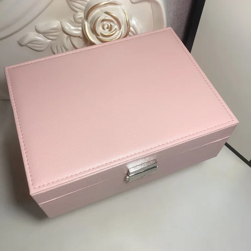 Top Chest Stackable Jewelry Box Travel Case Pandora Ring Bracelet Charms Bead Organizer Bangle Trollbeads Storage Collection Box