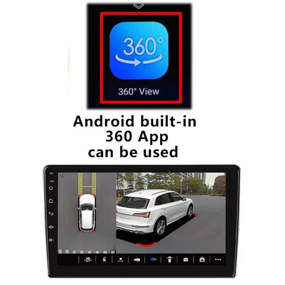 360 Panoramic Camera 360 Degree Camera For Car Android multimedia system with built-in 360 function