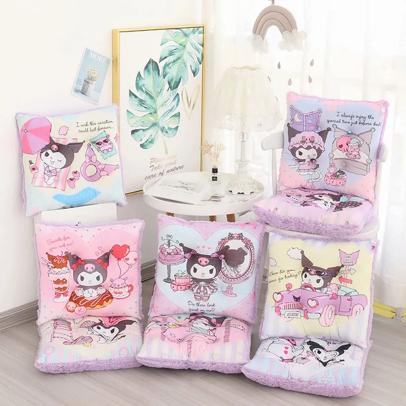 Sanrio hello kitty cute cartoon Kuromi cushion chair cushion office