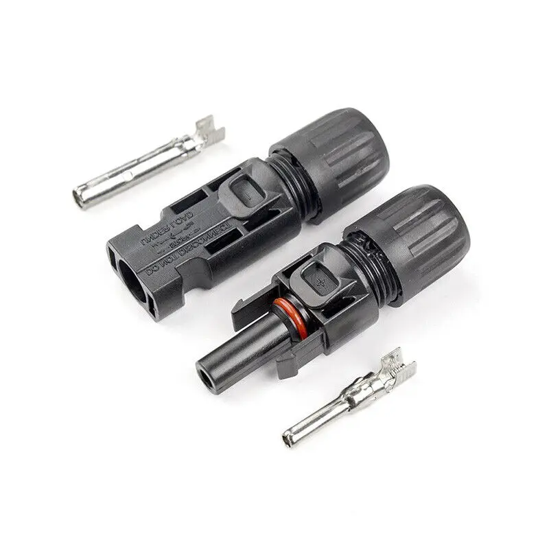 Złącze słoneczne złącze do panelu solarnego męskie + złącza żeńskie do paneli słonecznych i systemów fotowoltaicznych PV/MC kabel 2.5/4/6mm