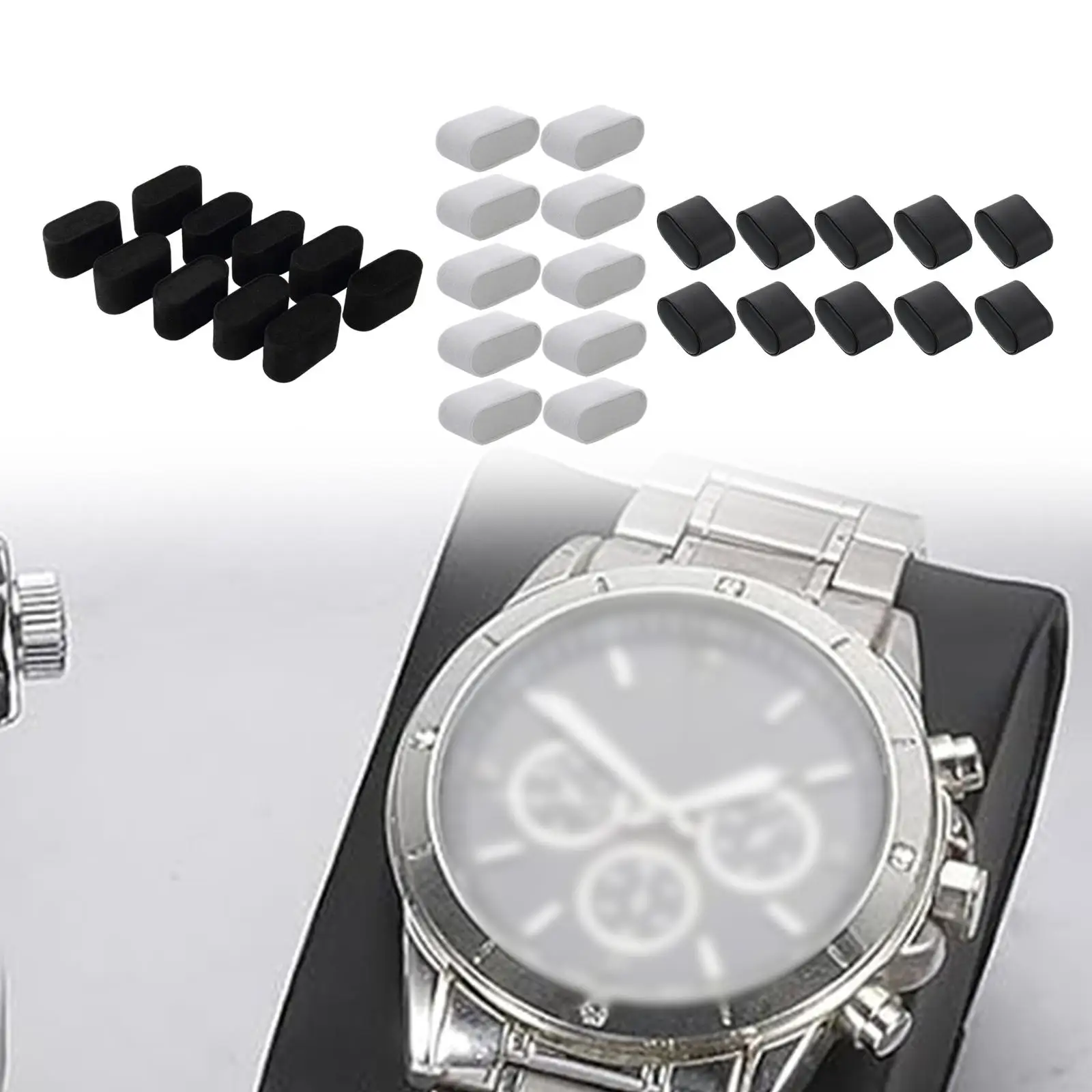 10Pcs Watch Pillows Non Scratch Watch Holder Bracelet Cushion Jewelry Display for Storage Jewelry Case Showcase Travel Retail 10Pcs Watch Pillows Non Scratch Watch Holder Bracelet Cushion Jewelry Display for Storage Jewelry Case Showcase Travel Retail
