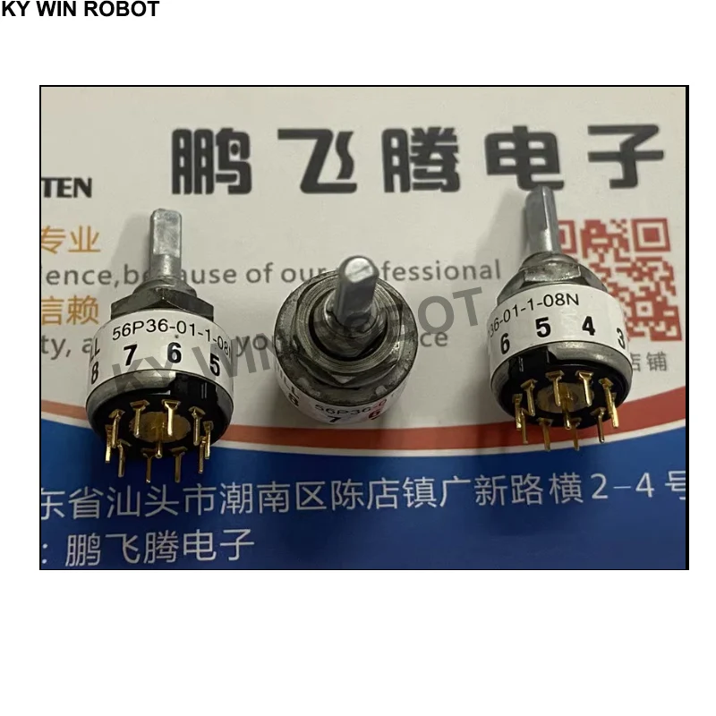 Grayhill-rotary Alternar Band Switch Importado Faca Posições 11 Pinos 56p3601-08n 56p36-01-08n 1pc Lot