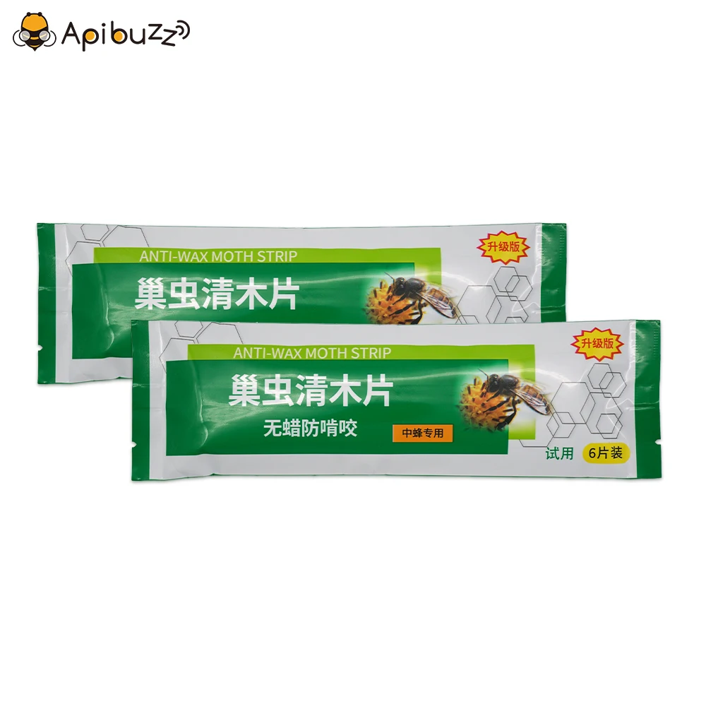 Wax Moth Treatment in Bee Hive, Wood Strips for Bee Moth Larvae, Beekeeping Supply, Honey Equipment