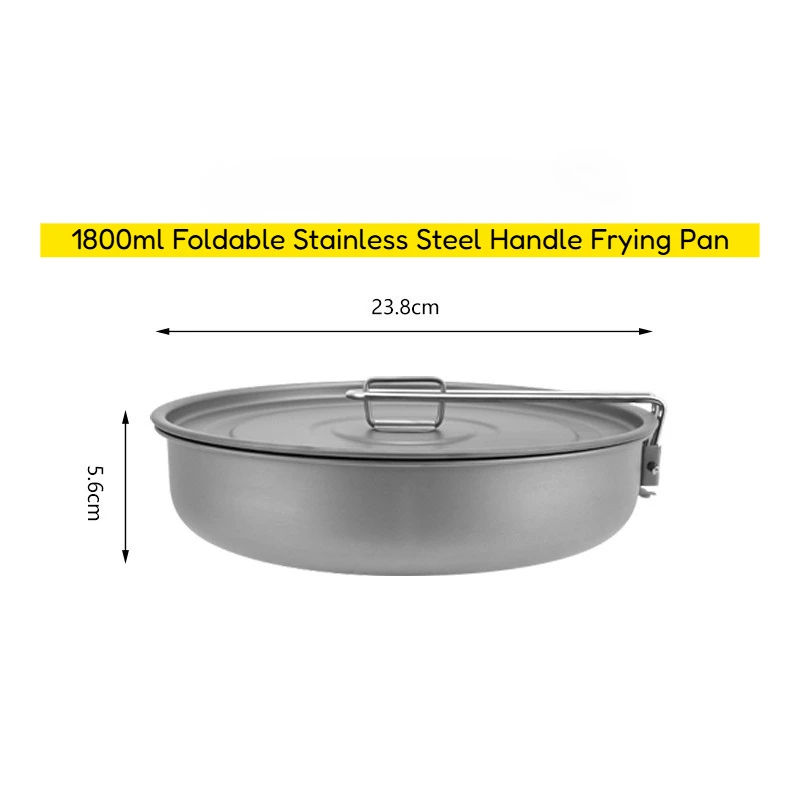  slider image of SNOWROCK Titanium Frying Pan