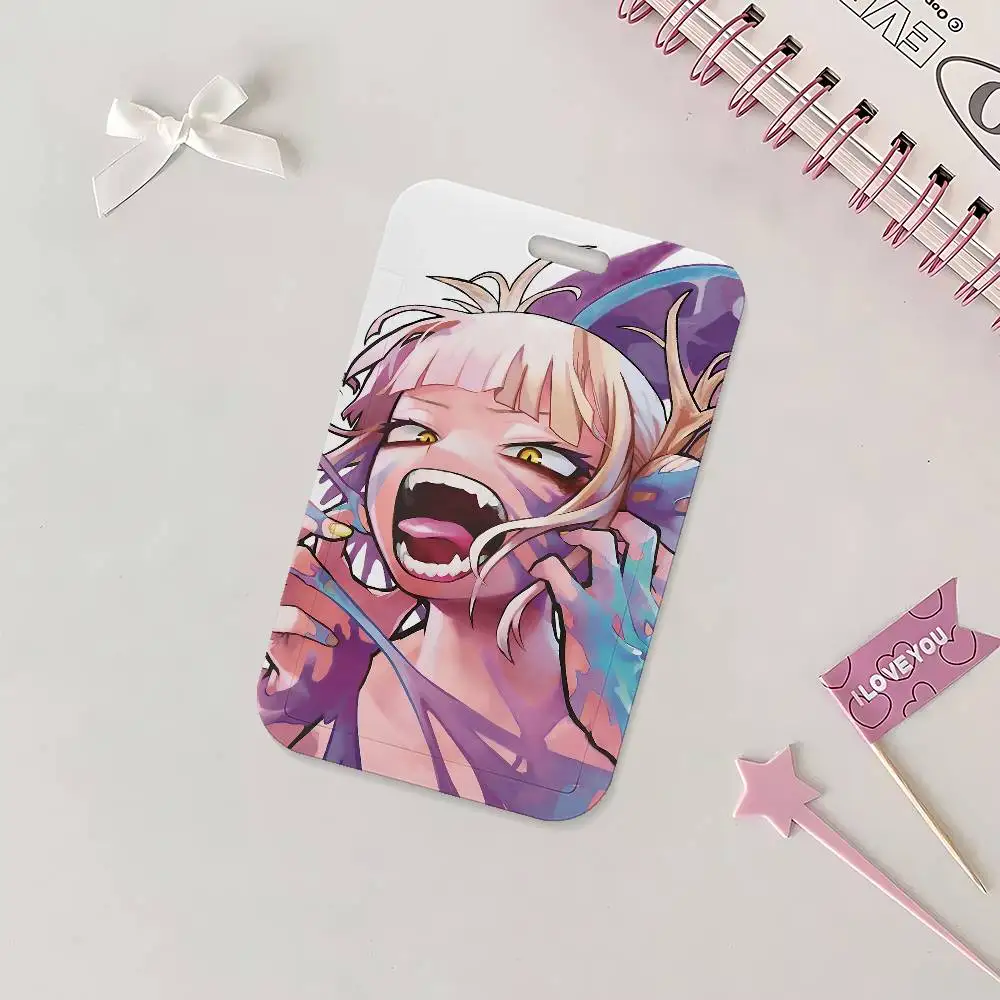 Anime H-Himiko T-Toga Ausweishalter mit Umhängeband für Büro, Schule, Namenskarten, Ausweishülle – Detail 11