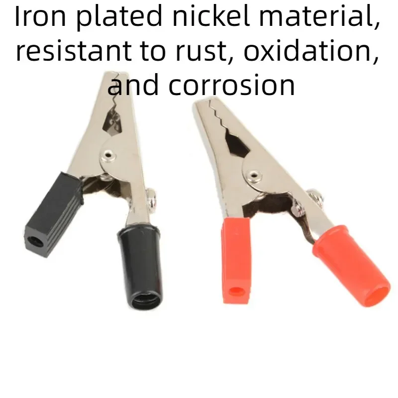 Alligator Clips Test Clip 10 Pieces Metal Alligator Clips with Screws And Solder Ports