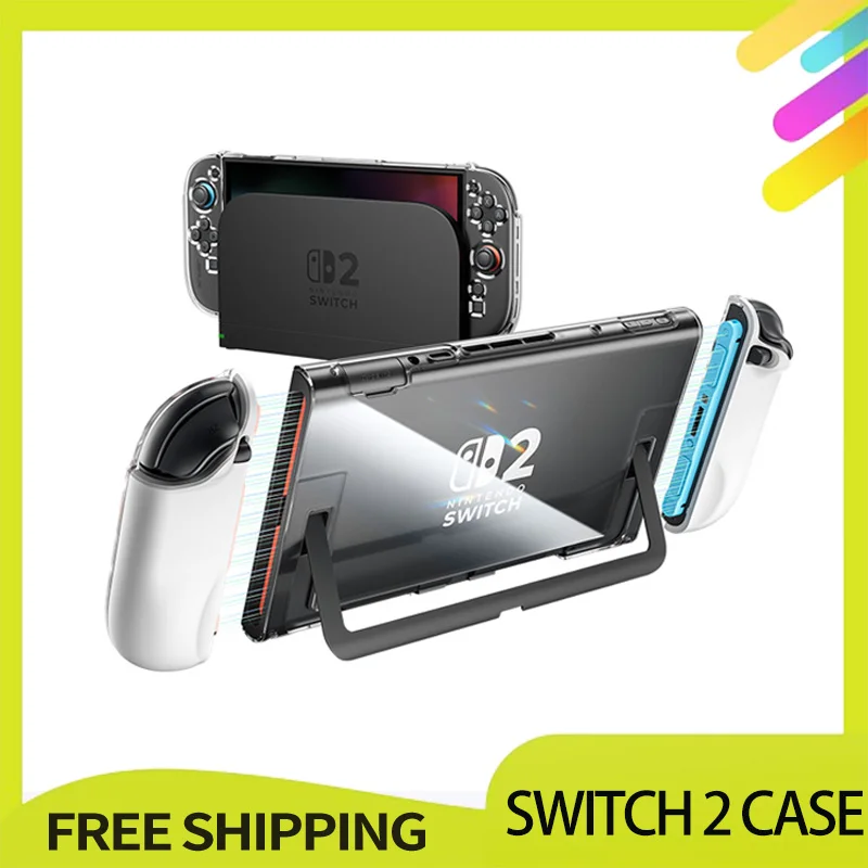 Ergonomic Transparent Protective Case for Slim Dockable Console