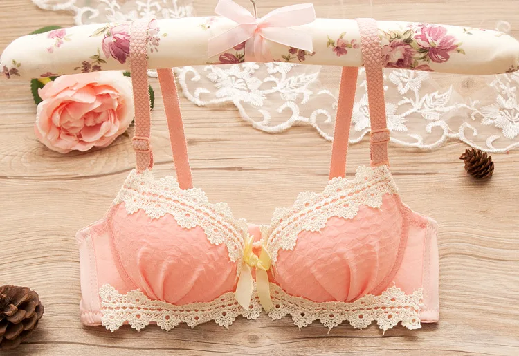 Vintage Girls Bra Set Sexy Thin Bras Pantys Women Seamless Brassiere Low Wasit Fiess Underwear Set Adjustable Plaid_voghion.com