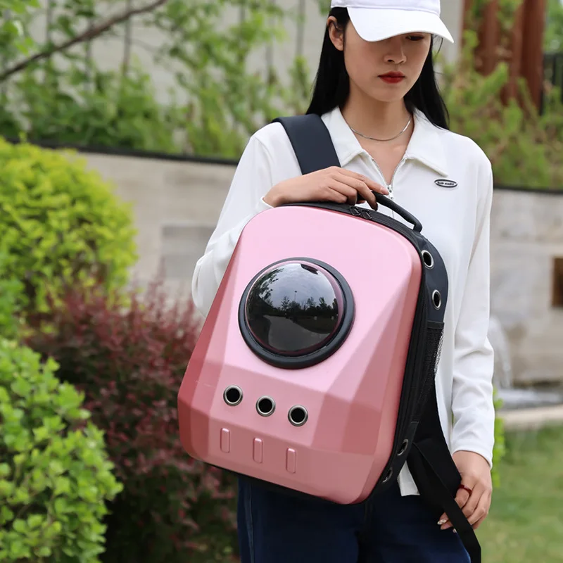 

Transport Fat Cat Backpack Carrier Large Bubble Astronaut Space Breathable Capsule For Pets Rabbit Transparent Bag with Window