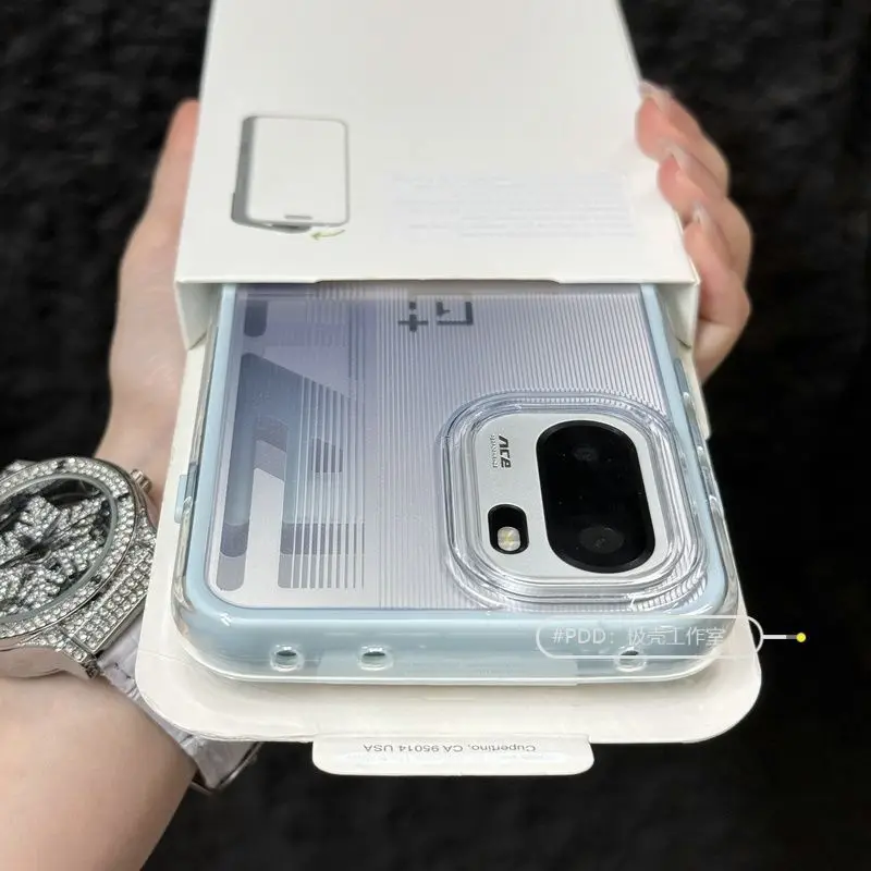 Transparent Shockproof TPU Case with Stunning 2-in-1 Design