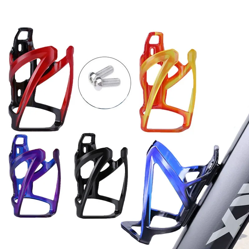 Colorful Bicycle Bottle Holder Lightweight Cycling Bottle Bracket Mountain Road Bike Water Cages Bicycle Accessories For Bicycle Water Bottle Cage Bicycle Bottle Holder Water Bottle Holder