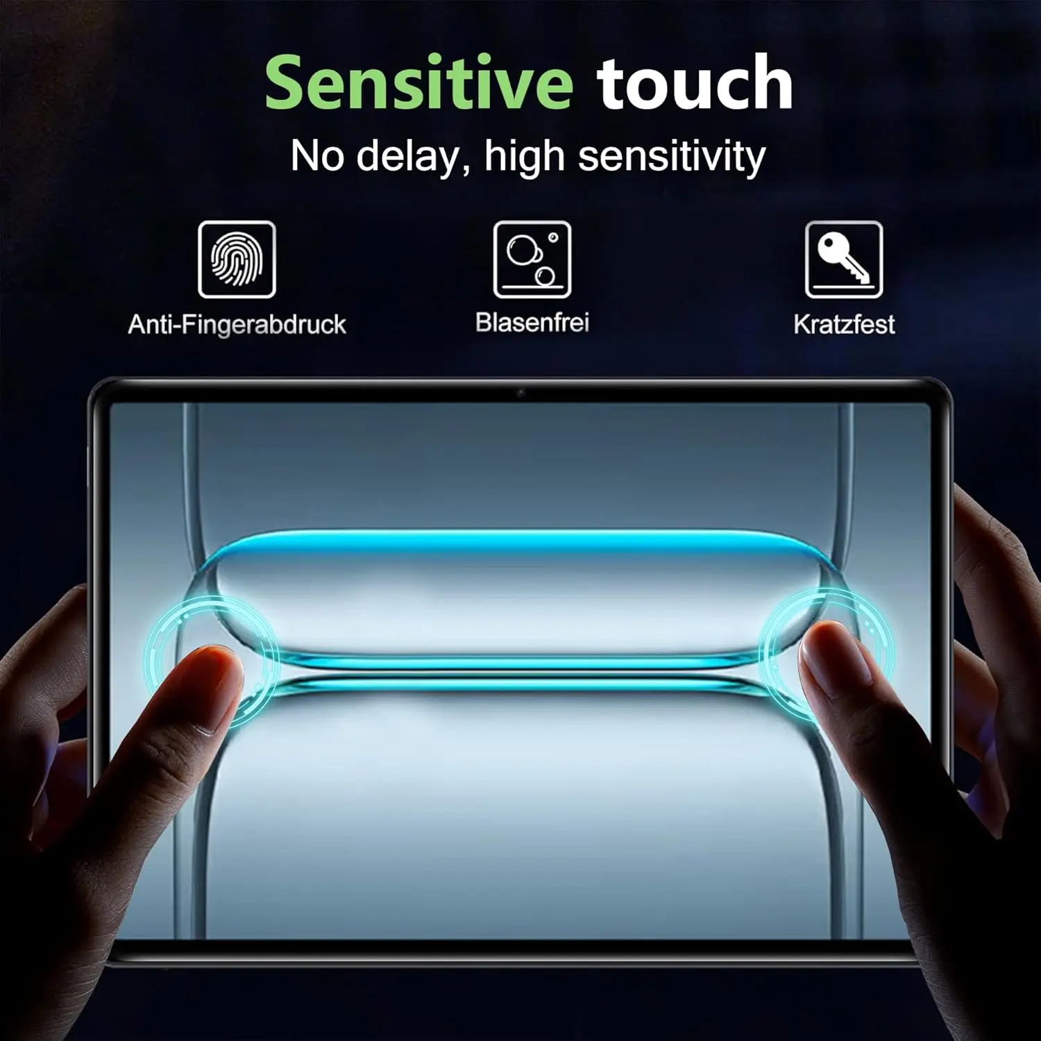 Premium Tempered Glass Screen Protector - Scratch-Resistant & Anti-Fingerprint with Bubble-Free Clarity