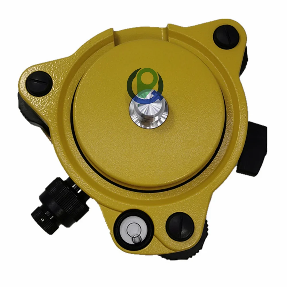 Yellow GPS Carrier Fixed Adapter with 5/8 rotate & Tribrach With Optical plummet 