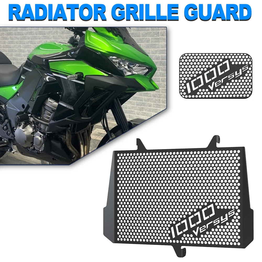 

Мотоциклетная решетка радиатора для KAWASAKI Versys1000 VERSYS 1000/KLZ1000 2013-2024 2023 2022 2021 2020 Защитная крышка