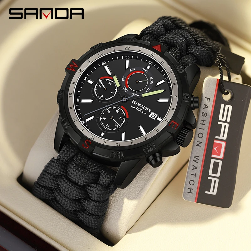 Luxury Vintage Quartz Men Watches TOP Brand Sport Business 50M Diving Date Wristwatch reloj hombre 2023 New Gift lume Watch 3227