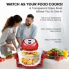 16Qt Large Air Fryer Oven Large Halogen Oven Cooker with 50+ Air Fryers Recipe Book for Quick + Easy Meals for Entire Family 5