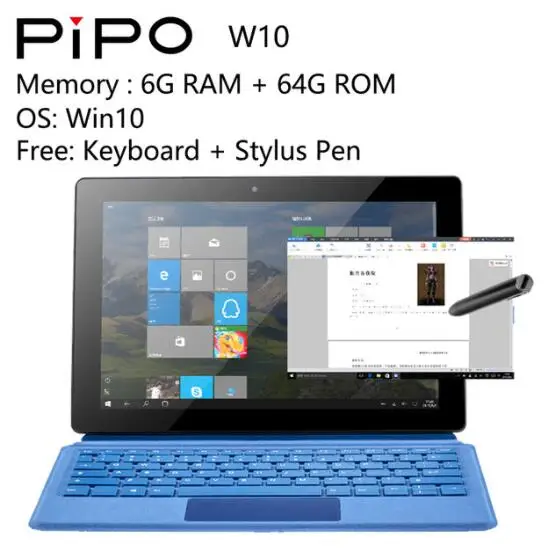 

2024 Новое поступление PIPO W10 10,1 дюймовый ОС Windows 10 четырехъядерный брендовый планшетный ПК Google Play Двойной WiFi Bluetooth TF карта мини ПК