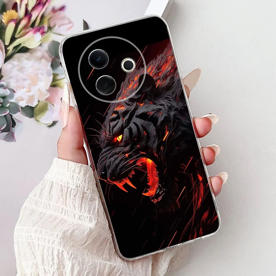Elegant Butterfly Cat Printed Soft Silicone TPU Phone Case