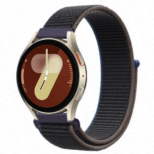 Versatile Nylon Loop Bracelet for Smartwatches - 22mm/20mm Band