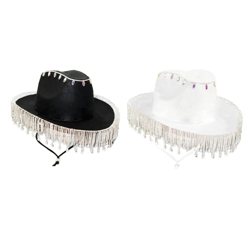

Dangle Fringe Hat Spring Wedding Bachelorette Hat for Taking Photo Wholesale