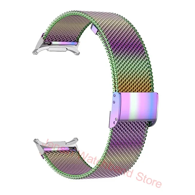 Premium Stainless Steel Watch Strap - Elegant No Gap Metal Band Bracelet