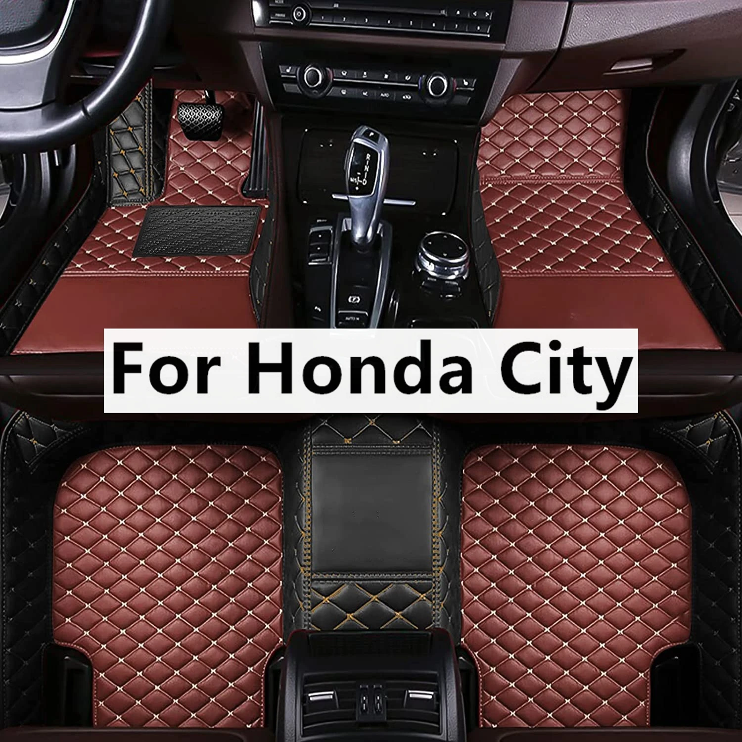 

Подходящие цвета автомобильные коврики на заказ для Honda City 2002-2023, автомобильные коврики, Аксессуары для ног