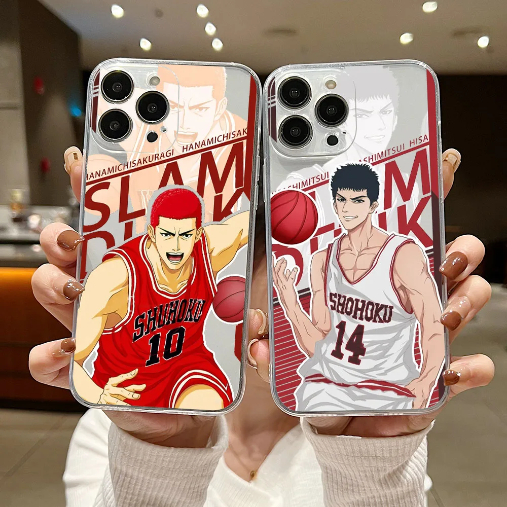 Custodia Per Telefono Anime Slam Dunks Per Samsung A53 A50 A12 A52 A52S A51 A72 A71 A73 A81 A91 A32 A22 A20 A30 A21S 4G 5G Capa Trasparente