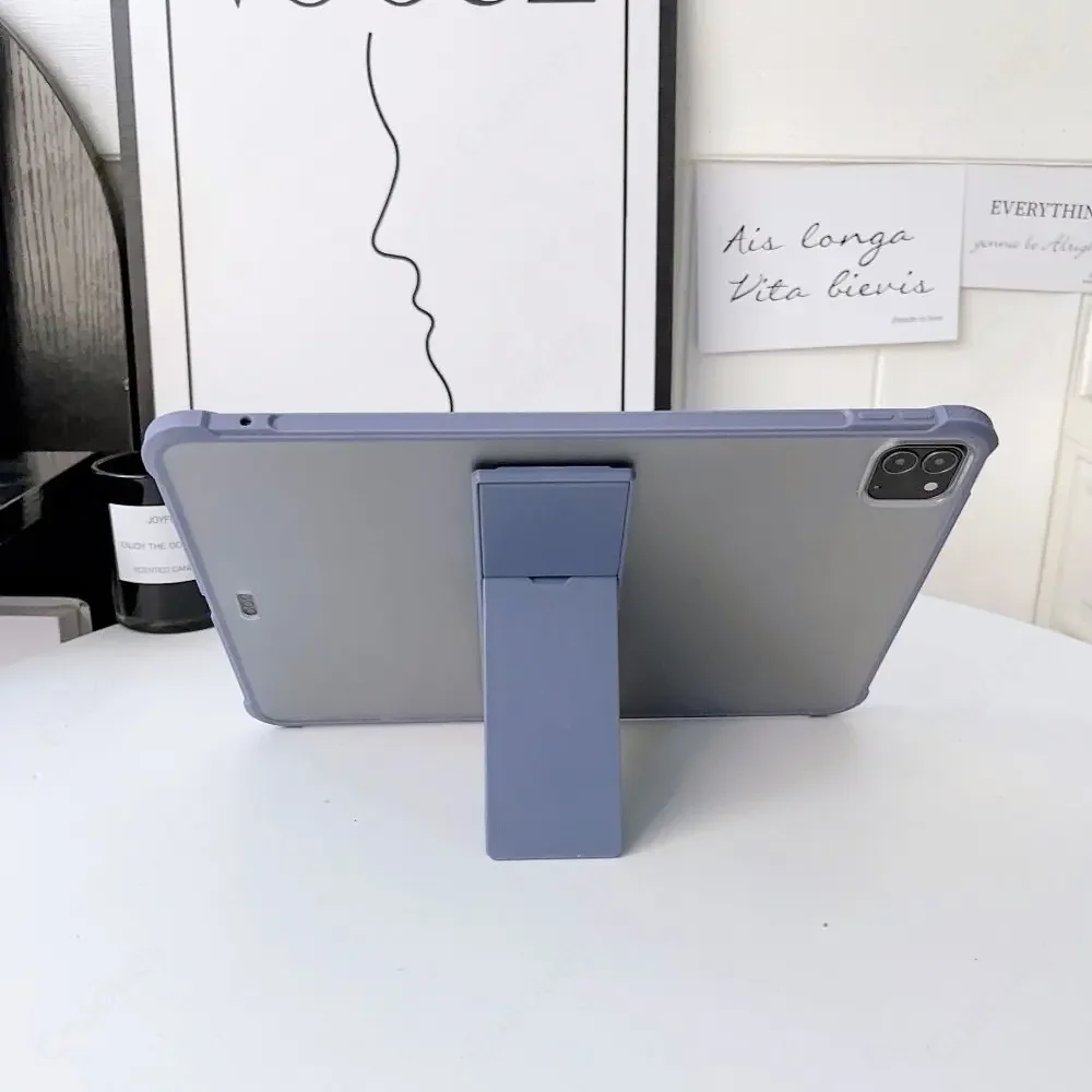 Versatile Tablet Stand Cover with Hard PC+TPU Protection