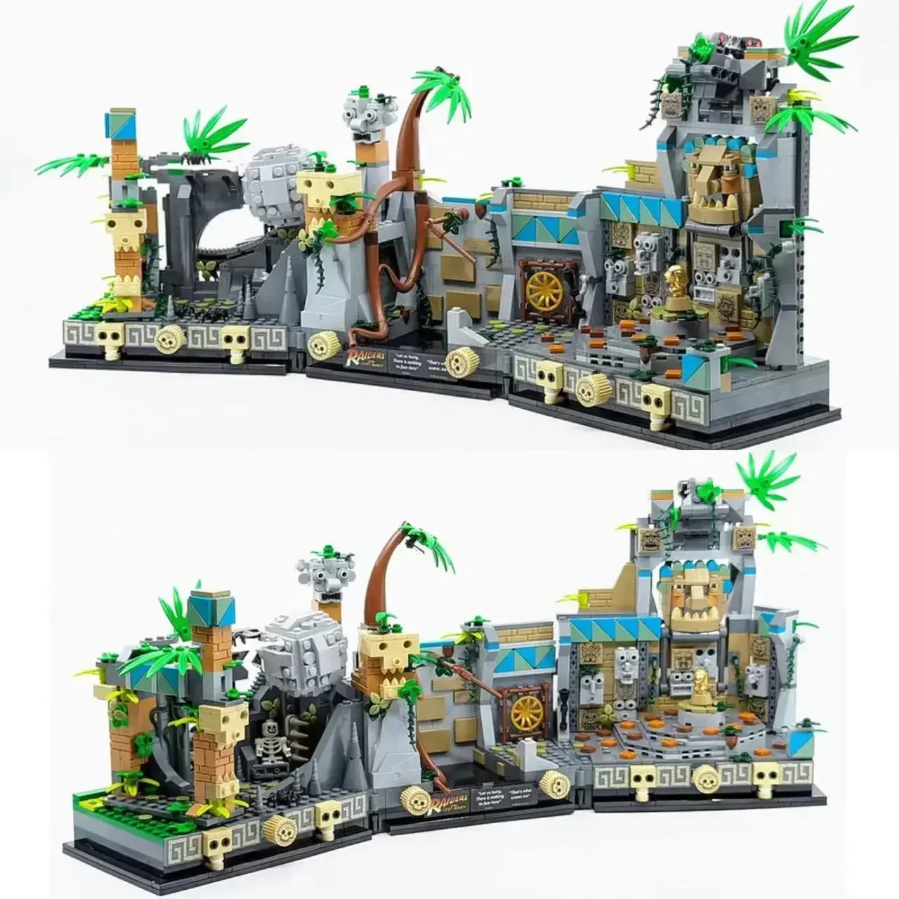 

2023 NEW 77015 Indiana Jones Temple of the Classic Building Block Kit Children Educational Toy Birthday Gifts