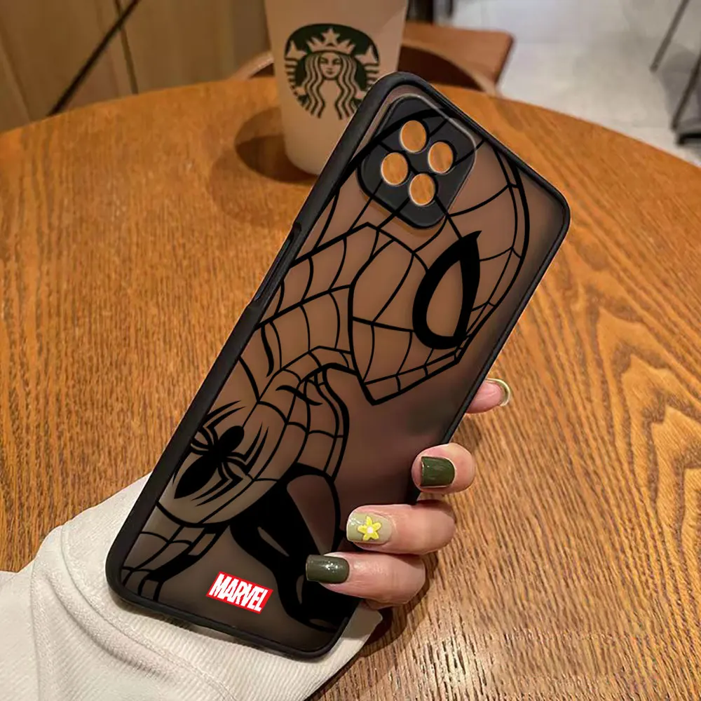 thumbnail image 1 of Matte Case for OPPO A97 A96 A95 A94 A93 A92 A92S A78 A74 A73 A72 A57 A55 A54 A53 A17 A16 4G 5G Case Marvel Spiderman Venom LOGO, 1 of 5