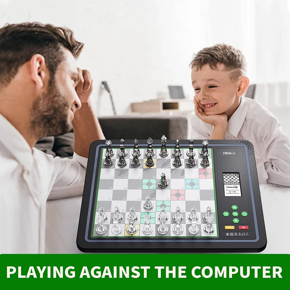  Bryght Labs - ChessUp - Tablero de ajedrez electrónico - Motor  de ajedrez integrado e instructor - Incluye juego de ajedrez TouchSense  piezas - Tablero de ajedrez iluminado - Cuenta con